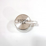 Storm Tea glass teapot with strainer built in lid