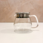 Storm Tea glass teapot with strainer built in lid