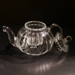 Glass Ripple Teapot